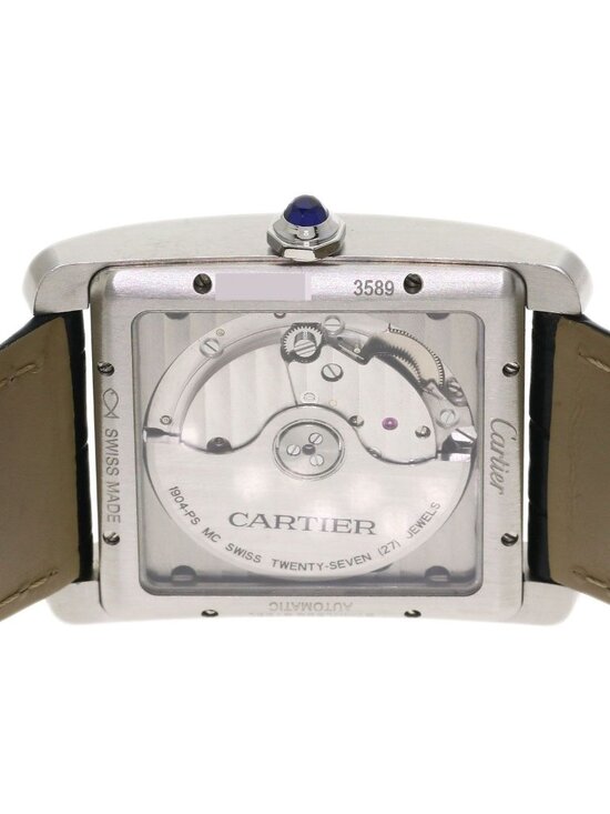 Cartier Tank MC LM Watch SS Leather main image 7